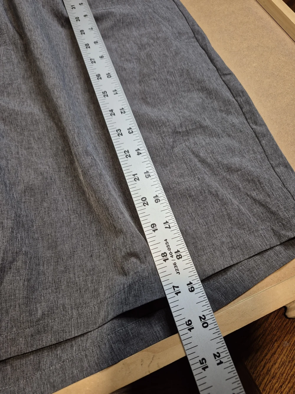 Eddie Bauer Light Gray Athletic Drawstring Shorts 4564/7